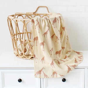 Manta de bebé de algodón de bambú arcoíris de 120x120cm, manta suave de muselina para bebé, conjunto envolvente para recién nacido