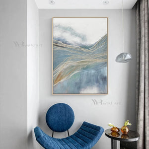 Abstract Decorative Drawing Handmade Oil Painting Canvas Art Hanging Picture Wall Poster Living Room Bedroom Restaurant Hotel