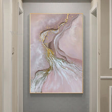 Carica l&#39;immagine nel visualizzatore della Galleria, Modern Popular Abstract Decorative Painting Handmade Oil Painting On Canvas Wall Art Light Luxury Aesthetic Mural For Home Hotel