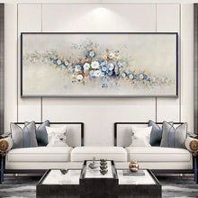 Cargar imagen en el visor de la galería, Hand painted canvas oil paintings modern wedding decor flowers oil Painting Wall art Picture for living room home decor bedroom