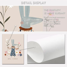 Cargar imagen en el visor de la galería, Scooters divertidos, perro manchado, oso, conejo, pato, cuadro sobre lienzo para pared, carteles nórdicos, impresiones, imágenes para guardería, decoración para habitación de bebés y niños