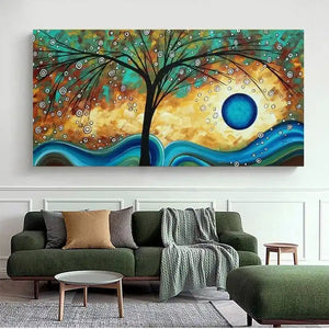 Room Decor Poster Nordic Abstract Tree Canvas Painting Wall Pictures Sticker For Living Room Home Decore Painting Free Shipping