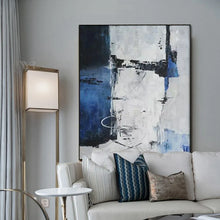 Carica l&#39;immagine nel visualizzatore della Galleria, Modern Minimalist Canvas Oil Painting Abstract Handmade Art Hanging Poster Wall Decor Aesthetic Image Living Room Bedroom Mural