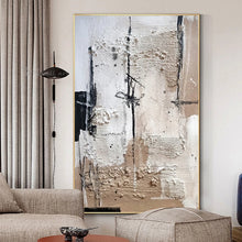 Carica l&#39;immagine nel visualizzatore della Galleria, Nordic Art Mural Canvas Poster For Wall Decor Picture Handmade Oil Painting Home Aesthetics Hanging Image Living Room Bedroom