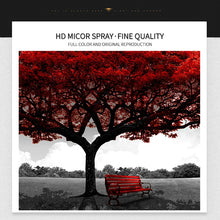 Laden Sie das Bild in den Galerie-Viewer, Leinwand-Malerei, Wandkunst, rote Baum-Pflanze, Poster und Drucke, Wandbilder für Wohnzimmer, Dekoration, Heimdekoration, rahmenlos