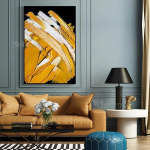 Abstract Oil Painting Handmade Thick Texture Decoration Poster Modern Living Room Bedroom Porch Hotel Wall Art Hanging Picture