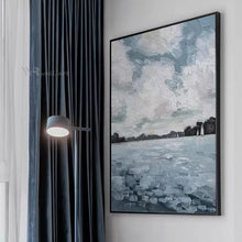 Laden Sie das Bild in den Galerie-Viewer, Abstract Landscape Canvas Oil Painting Hand Painted Art Poster Wall Deco Image Modern Acrylic No Frame Custom Mural for Interior