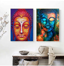 Carica l&#39;immagine nel visualizzatore della Galleria, Pictures on the wall Canvas  Buddhism Posters Wall Decor God Buddha Wall Art Canvas Prints Buddha Canvas Art Paintings Buddhism