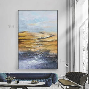 Abstract Landscape Wall Poster Canvas Art Modern Handmade Oil Painting Home Decoration Picture Living Room Bedroom Restaurant