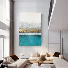 Cargar imagen en el visor de la galería, Fine Art Oil Painting Modern Abstract Handmade Canvas Poster Living Room Bedroom Foyer Hotel Light Luxury Decor Hanging Picture