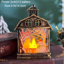 Load image into Gallery viewer, New Year 2024 Decor Supplies Christmas LED Wind Lantern Ornaments Christmas Tree Pendant for Home Room Decoration Navidad Noel