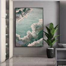 Carica l&#39;immagine nel visualizzatore della Galleria, Unique Handmade 3D Texture Canyon Canvas Poster Modern Abstract Decorative Oil Painting Living Room Bedroom Porch Custom Picture