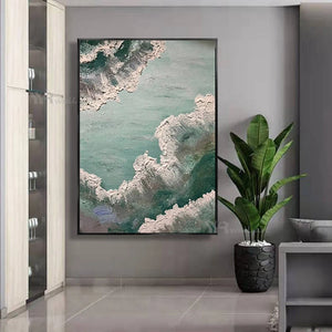 Unique Handmade 3D Texture Canyon Canvas Poster Modern Abstract Decorative Oil Painting Living Room Bedroom Porch Custom Picture