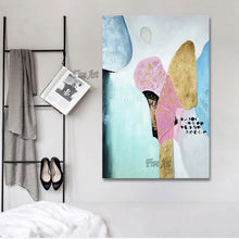 Charger l&#39;image dans la galerie, Home Wall Decoration Gold Foil Simple Abstract Oil Painting Modern Canvas Picture Hand Painted Acrylic Artwork Frameless