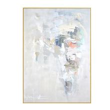 Cargar imagen en el visor de la galería, Pintura al óleo abstracta sin marco, arte de pared moderno, textura gruesa colorida, pintura al óleo pintada a mano sobre lienzo, decoración de la habitación del hogar