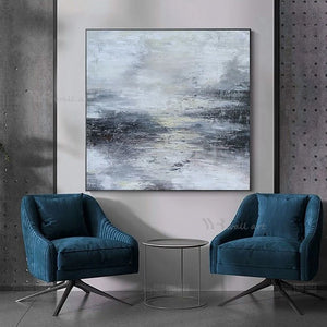 Nordic Home Decor Mural Abstract Wall Art Canvas Handmade Oil Painting Living Room Sofa Bedroom Restaurant Porch Custom Drawing