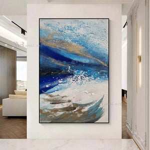 Wall Decor Oil Painting Nordic Abstract Art Handmade Canvas Poster Amazing Premium Aesthetic Murals for Living Room Porch Hotel