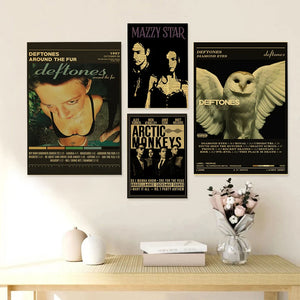 Póster de amantes de las chicas, álbum de música estética/Mitski Drake Deftones/Lana Del Rey/banda de rapero, lienzo, pinturas decorativas para pared de habitación