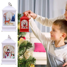 Загрузите изображение в программу просмотра галереи, Рождественский Санта-фонарь, ветровые огни, веселые рождественские украшения для дома, елочные украшения, подарки на Новый год