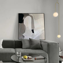 Load image into Gallery viewer, Pure Handmade Canvas Oil Painting Texture White Flowers 3D Wall Picture For Interior Decor Art Poster For Living Room Bedroom