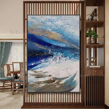 Load image into Gallery viewer, Wall Decor Oil Painting Nordic Abstract Art Handmade Canvas Poster Amazing Premium Aesthetic Murals for Living Room Porch Hotel