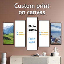 Charger l&#39;image dans la galerie, YWDECOR – toile de peinture personnalisée, impression HD, personnalisée de votre image, affiche d&#39;art murale personnalisée, Photos pour décoration de salon et de maison