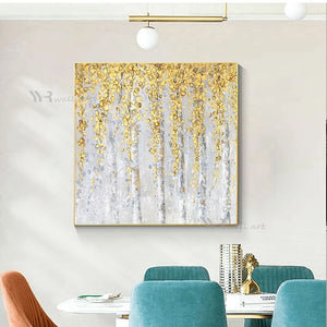 Handmade Oil Painting Abstract Lucky Trees Wall Art Canvas Picture Home Aesthetics Decor Poster Living Room Bedroom Restaurant