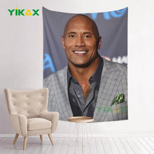 Carica l&#39;immagine nel visualizzatore della Galleria, Arazzo da parete The Rock Eating Blueberry Pancakes Stile bohémien Mandala Kawaii Room Decorazione da appendere a parete