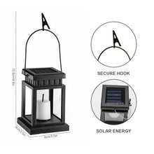 Load image into Gallery viewer, Solar Palace Lantern Garden Lamp Solar LED Candle Light Floor Light Outdoor Camping Lantern Lawn Garden Decor Christmas Decor