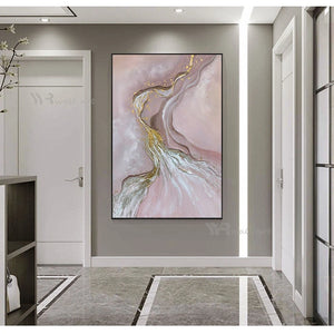 Modern Popular Abstract Decorative Painting Handmade Oil Painting On Canvas Wall Art Light Luxury Aesthetic Mural For Home Hotel