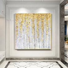 Cargar imagen en el visor de la galería, Handmade Oil Painting Abstract Lucky Trees Wall Art Canvas Picture Home Aesthetics Decor Poster Living Room Bedroom Restaurant