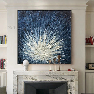 Abstract Canvas Wall Art Handmade Oil Painting Modern Acrylic Texture Mural Living Room Bedroom Porch Restaurant Custom Poster