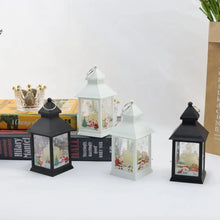 Load image into Gallery viewer, Xmas Led Candle Light Flameless Electronic Lamp Christmas Decorative Anti-rust Hollow-out Wind Lantern Lamp Home Decor
