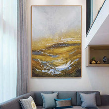 Load image into Gallery viewer, Wall Decoration Painting For Living Room Bedroom Porch Handmade Abstract Art Oil Painting On Canvas Modern Nordic Hanging Poster