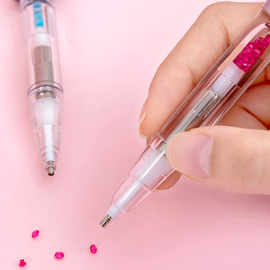 2022 NEUE 5d Diamant Malerei Punkt Bohrer Stift mit Licht LED Beleuchtung Stift Diamant Mosaci Kreuz Stich Nail art Werkzeuge zubehör