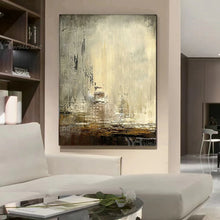 Carica l&#39;immagine nel visualizzatore della Galleria, Upscale Nordic Abstract Painting Natural Scenery Handmade Oil Painting Home Decoration For Bedroom Dining Room Living Room Mural