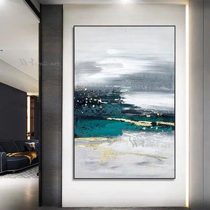 Home Light Luxury Decoration Oil Painting Handmade Canvas Custom Poster Wall Art Modern Abstract Hanging Picture Bedroom Lobby