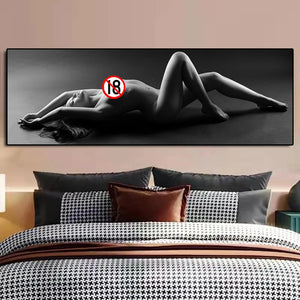 Poster e stampe di arte moderna nuda Donna sexy Pittura su tela Body Art Pittura decorativa Soggiorno Immagine della parete Decorazioni per la casa