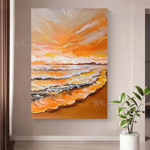 High Quality Handmade Oil Painting Abstract Natural Beauty Wall Decoration Poster Acrylic Art Canvas Living Room Bedroom Hotel