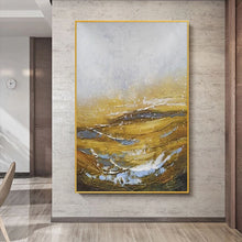 Load image into Gallery viewer, Wall Decoration Painting For Living Room Bedroom Porch Handmade Abstract Art Oil Painting On Canvas Modern Nordic Hanging Poster