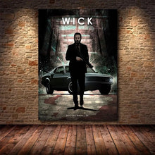 Carica l&#39;immagine nel visualizzatore della Galleria, Figura di film Dipinto su tela Immagini di John Wick Stampe e poster per soggiorno Decorazioni per la casa moderne Cuadros