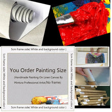 Carica l&#39;immagine nel visualizzatore della Galleria, Mintura Handmade Texture Gold Women Face Oil Paintings on Canva Modern Abstract Wall Art,Picture for Living Room,Home Decoration