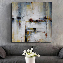 Charger l&#39;image dans la galerie, Home Aesthetics Decor Drawing Abstract Wall Canvas Art Picture 100% Handmade Oil Painting Texture Poster Living Room Restaurant
