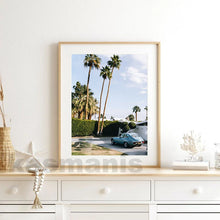 Carica l&#39;immagine nel visualizzatore della Galleria, Foglia di palma Porta rosa Stampe d&#39;arte Springs Poster Viaggio tropicale Wall Art Canvas Pittura Toni pastello Immagine Living Room Decor