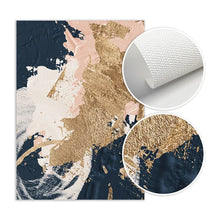 Загрузите изображение в программу просмотра галереи, Blue Pink Gold Abstract Poster HD Hand Painted Oill Painting Canvas Print Picture For Nordic Wall Art Home Room Decor Wholesale