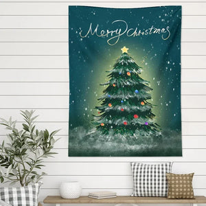 Tapiz de dibujos animados de Navidad, decoración de dormitorio, tapiz pequeño de pared, tapices artísticos bonitos para pared, tela colgante para sala de estar y dormitorio