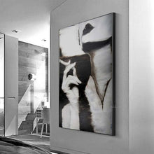 Carica l&#39;immagine nel visualizzatore della Galleria, New 100% Hand Painted Oil Painting Wall Art Canvas Lonely Woman Light Luxury Decorative Mural for Living Room Bedroom Bar Hotel