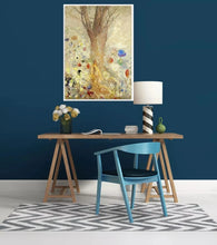 Carica l&#39;immagine nel visualizzatore della Galleria, Symbolism Art Famous Canvas Oil Paintings Zen Buddha by Odilon Redon Home Wall Decor Painting for Living Room Wall Hand Painted