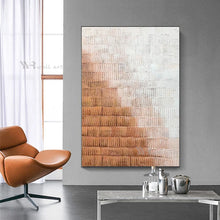 Carica l&#39;immagine nel visualizzatore della Galleria, Unique Wall Art Texture Oil Painting Handmade Abstract Modern Decor Canvas Picture Living Room Bedroom Restaurant Hanging Poster