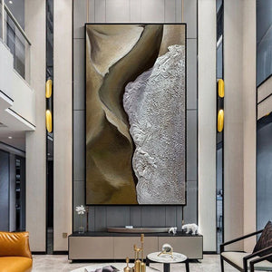 Modern Room Decoration 3D Hand Painted Abstract Canvas Oil Painting Wall Art poster Hanging Picture For Living Room Hotel Proch